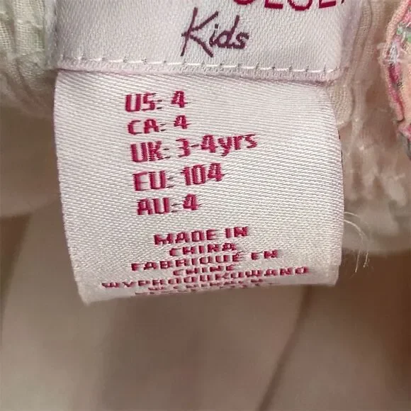 Sigrid Olsen Girls Floral Sundress Pink Size 4 Sleeveless Spring Twirl - Picture 10 of 11